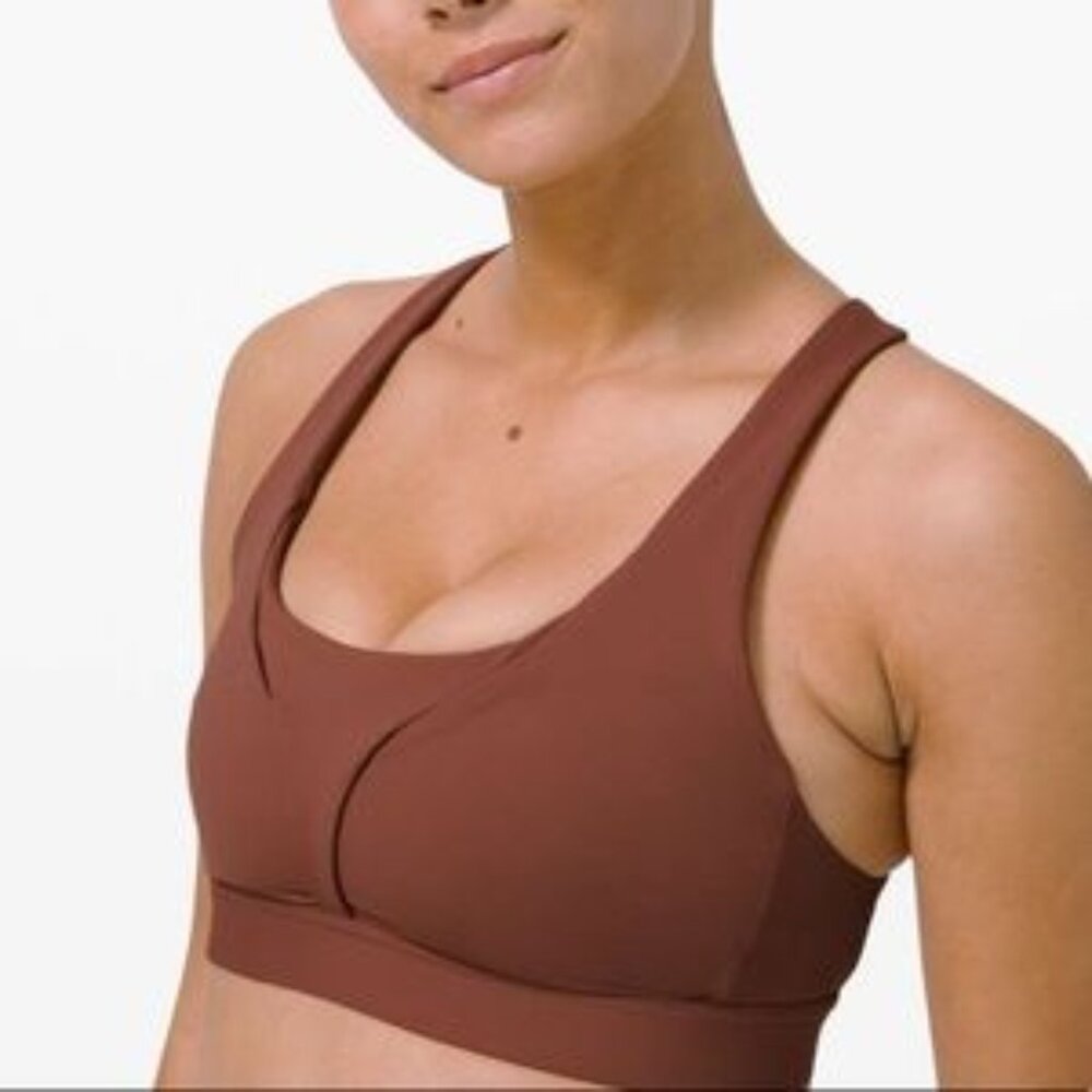 Lululemon Stash It All Bra *Medium Support, C/D Cup Ancient Copper 6
